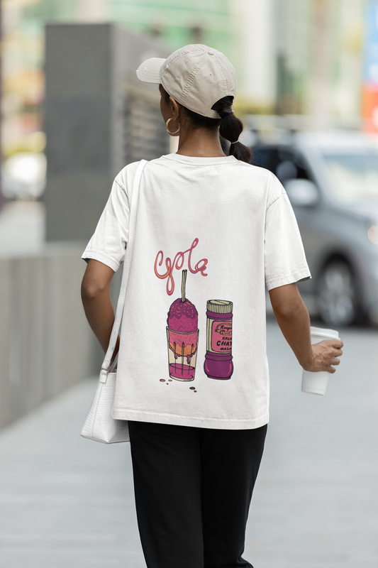 Gola Chaat Oversized T-Shirt for Women