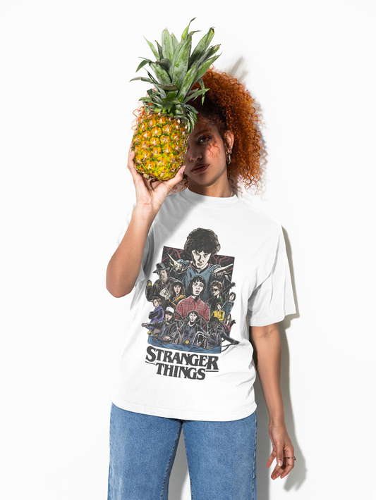 Stranger Things Oversized T-Shirt for Women