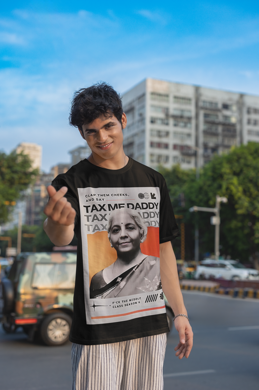 TAX ME DADDY Oversized T-Shirt for Men