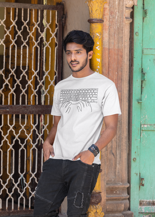 Corporate Keyboard Regular Fit T-Shirt for Men