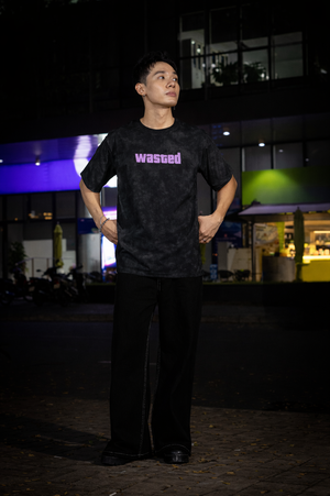 acid wash t-shirt men, oversized t-shirt men, wasted t-shirt, streetwear men, 240 gsm t-shirt, cotton oversized tee, black acid wash tee, pixalflux