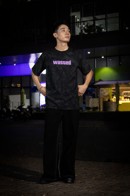 acid wash t-shirt men, oversized t-shirt men, wasted t-shirt, streetwear men, 240 gsm t-shirt, cotton oversized tee, black acid wash tee, pixalflux