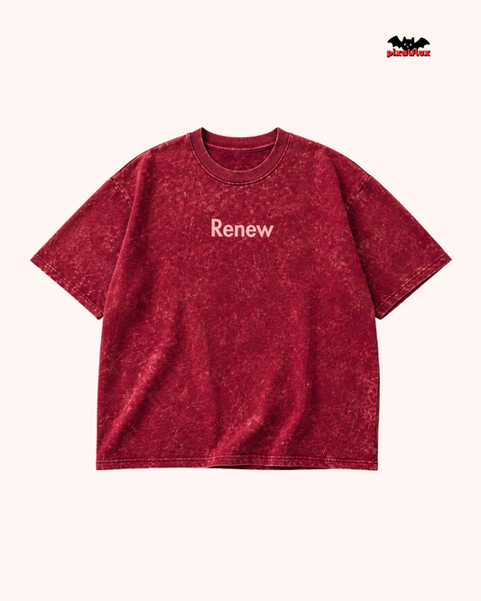 RENEW Acid Wash Oversized T-Shirt | Unisex | Pixalflux