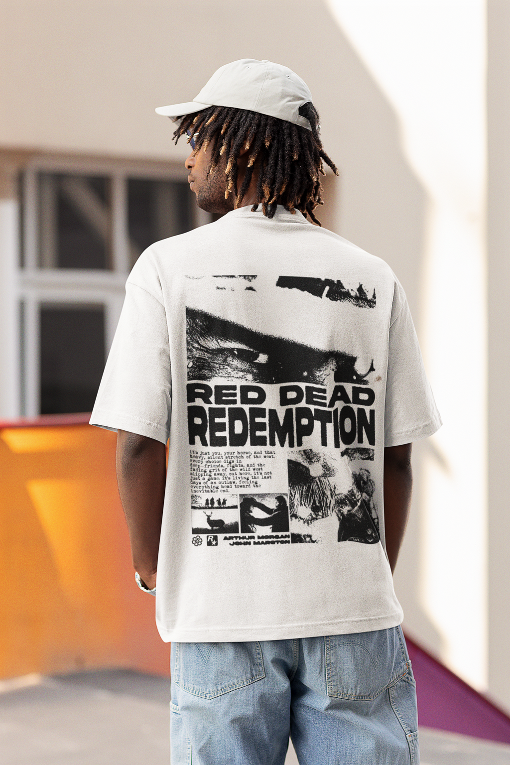 Red Dead Redemption II Oversized T-Shirt  | Pixalflux