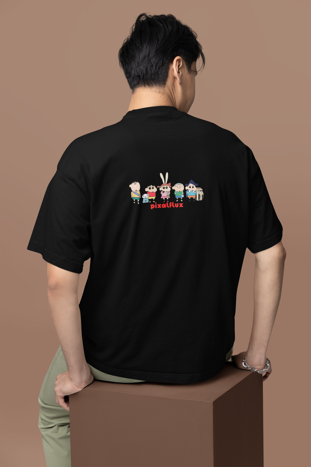 Crayon Shinchan Oversized T-Shirt for Men