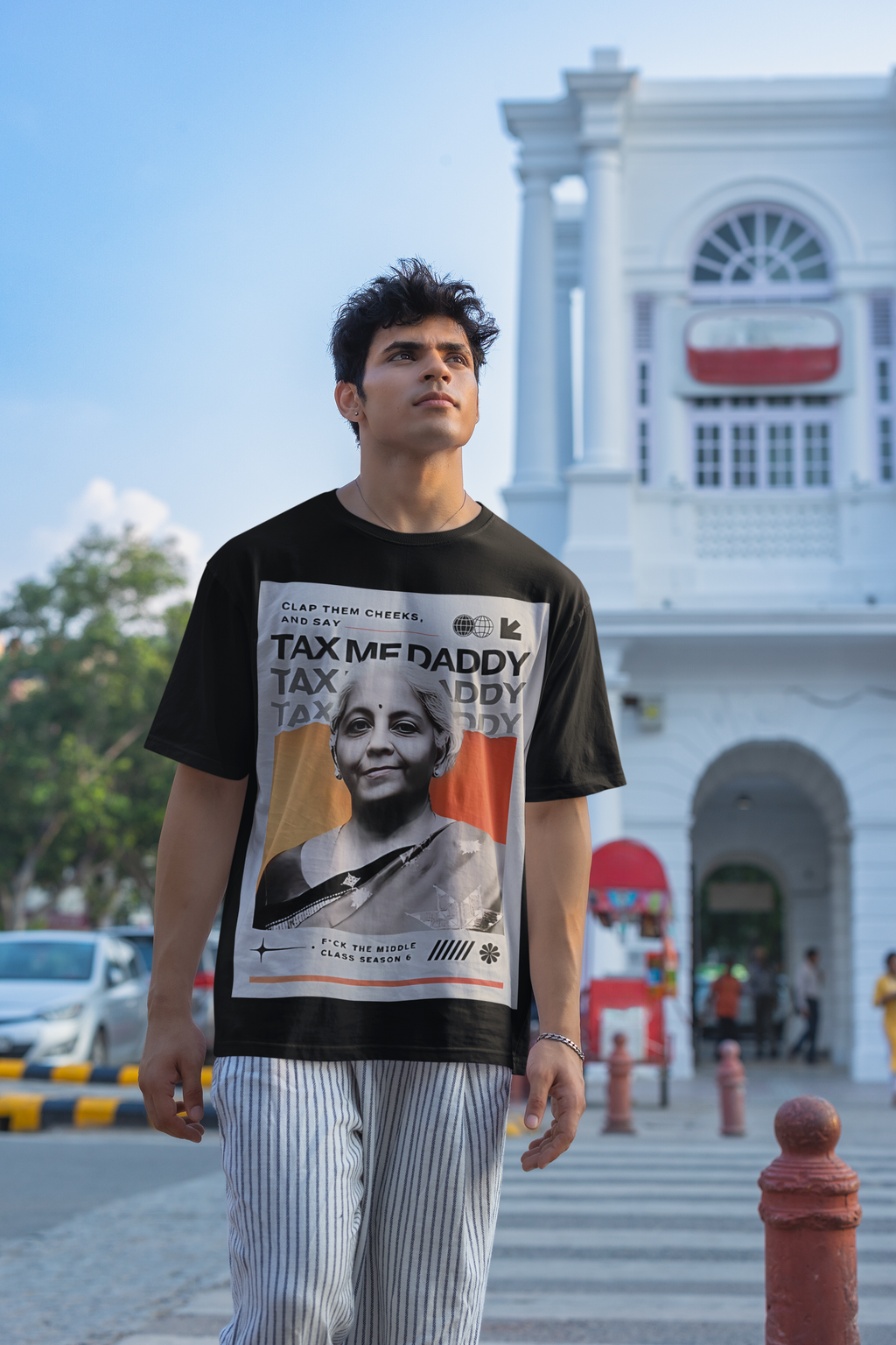 TAX ME DADDY Oversized T-Shirt for Men