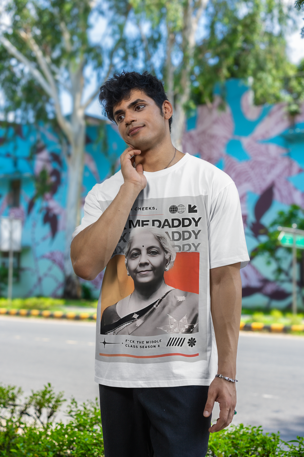 TAX ME DADDY Oversized T-Shirt for Men