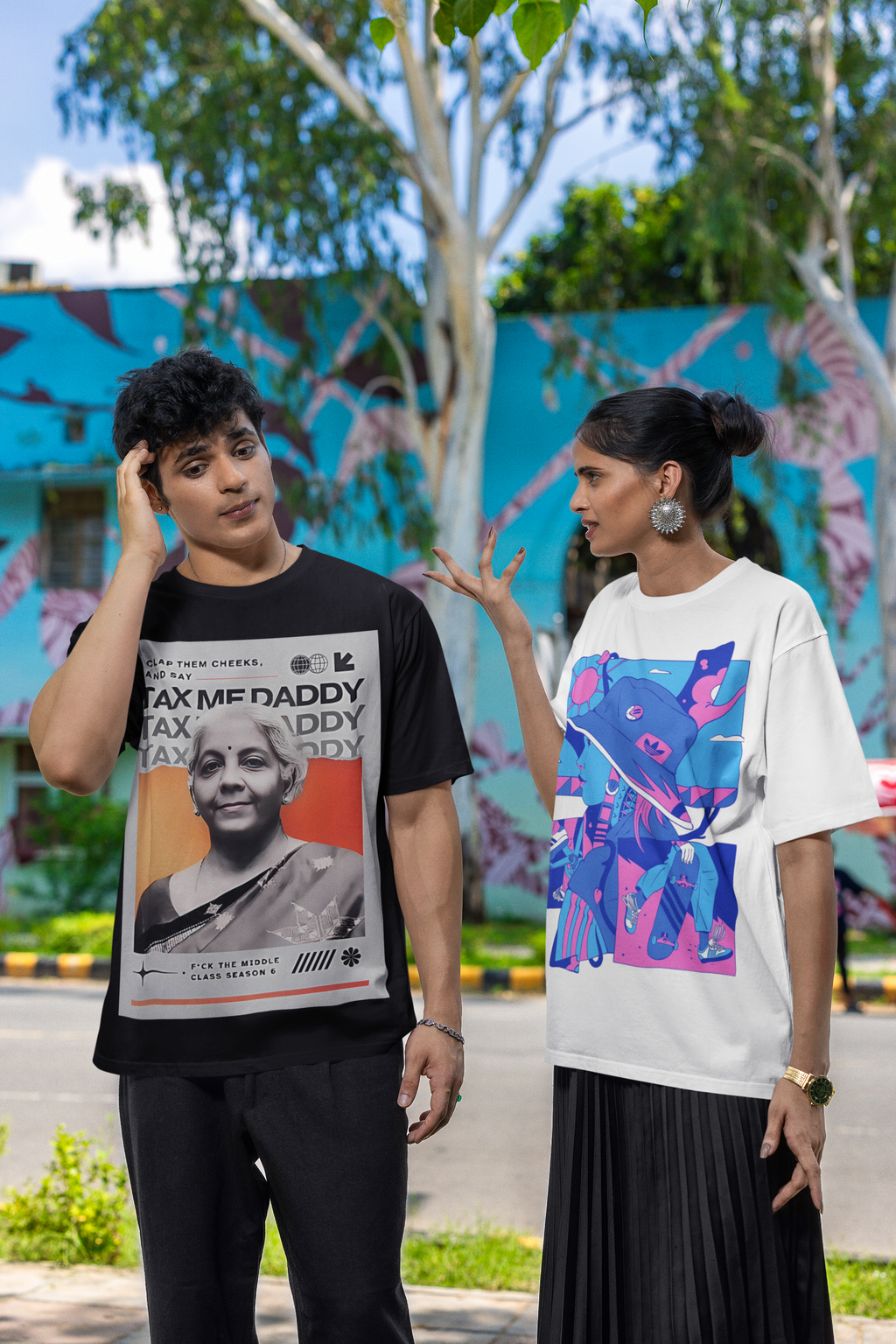 TAX ME DADDY Oversized T-Shirt for Men