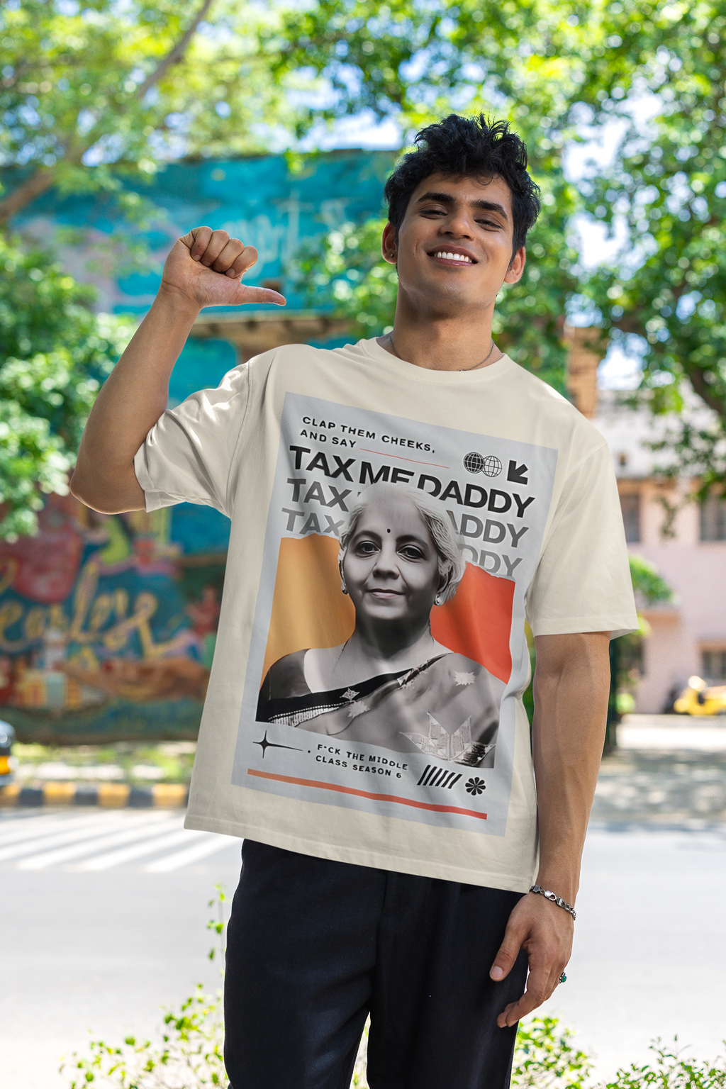 TAX ME DADDY Oversized T-Shirt | Unisex | Pixalflux