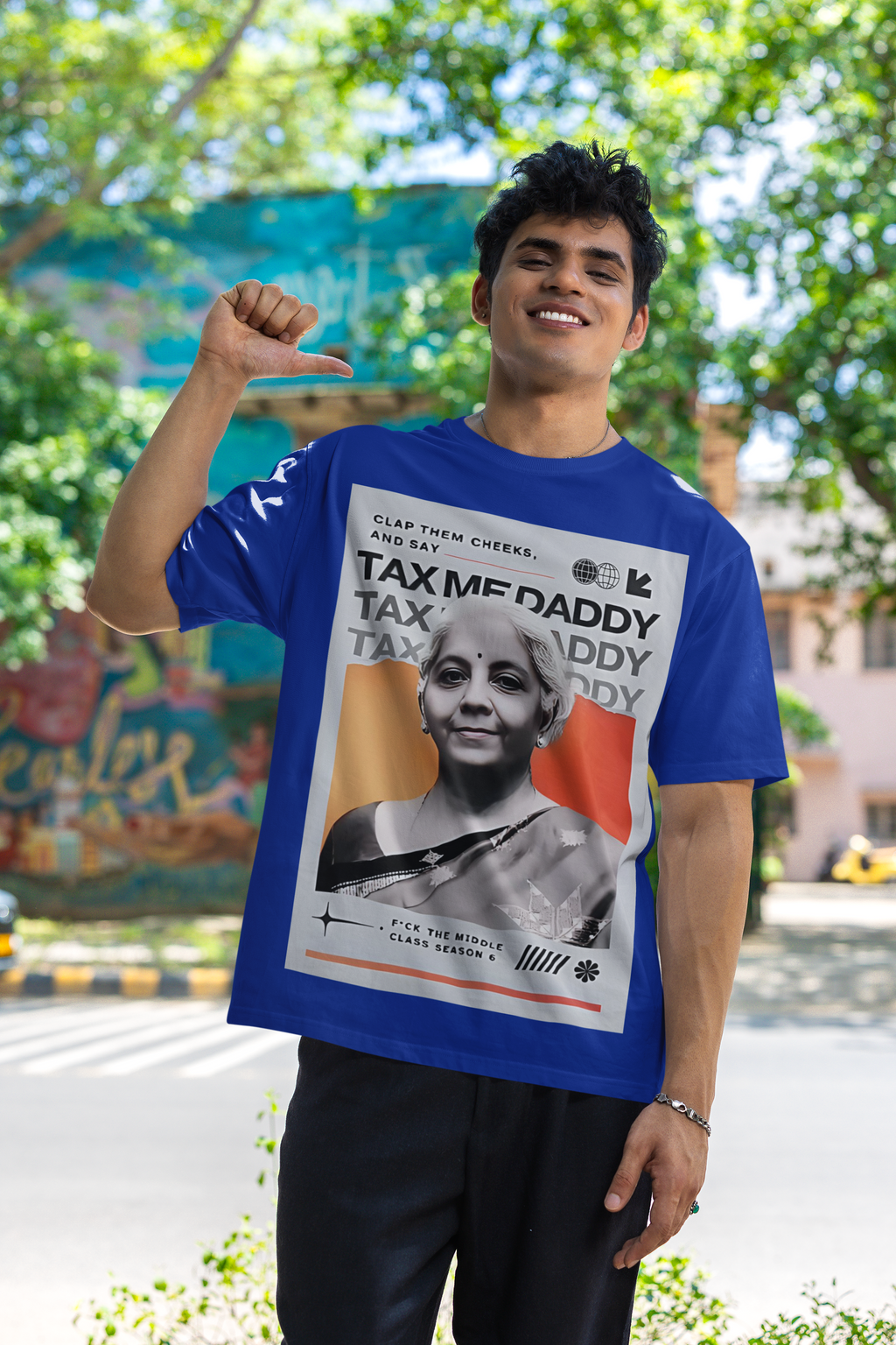 TAX ME DADDY Oversized T-Shirt | Unisex | Pixalflux