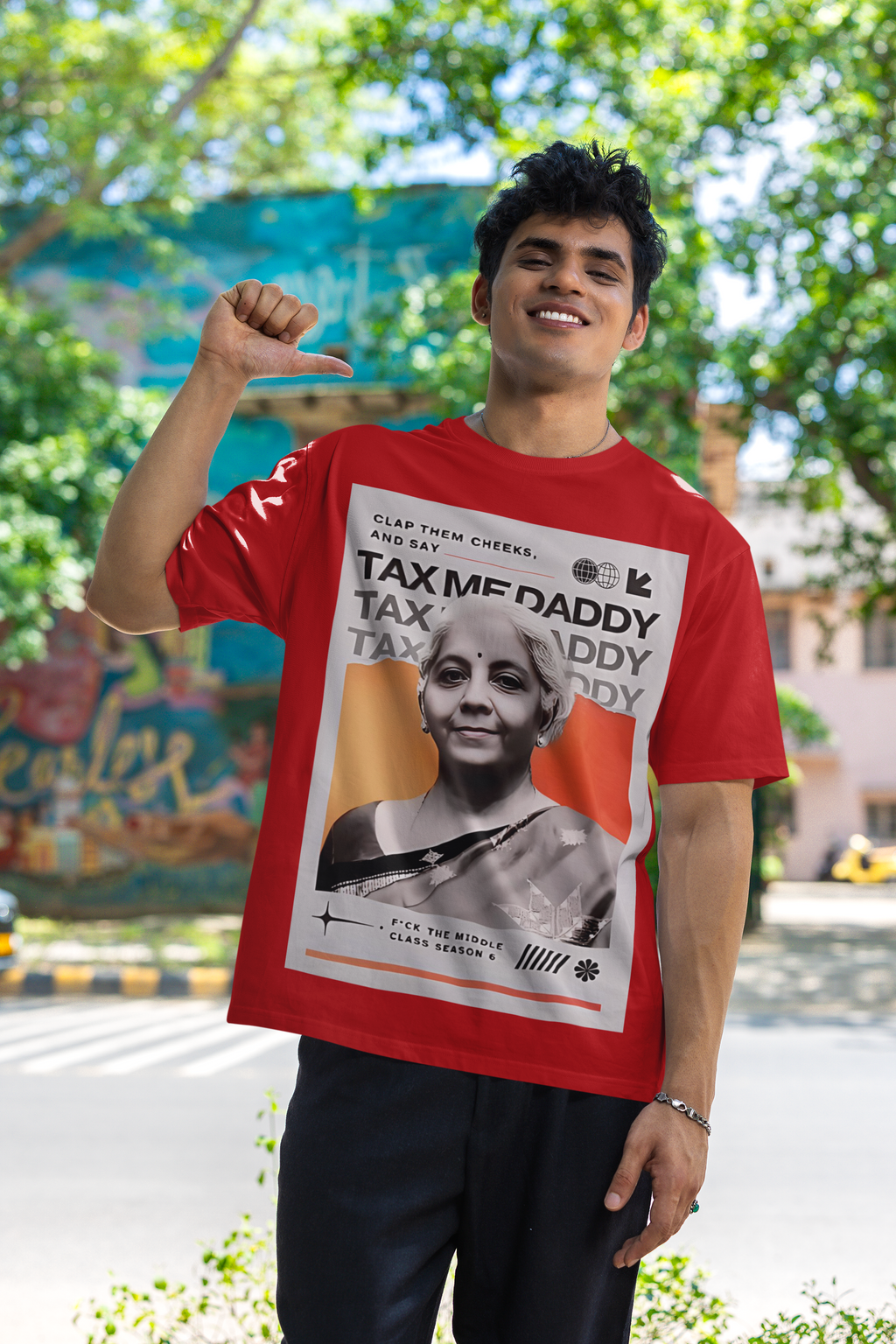 TAX ME DADDY Oversized T-Shirt | Unisex | Pixalflux