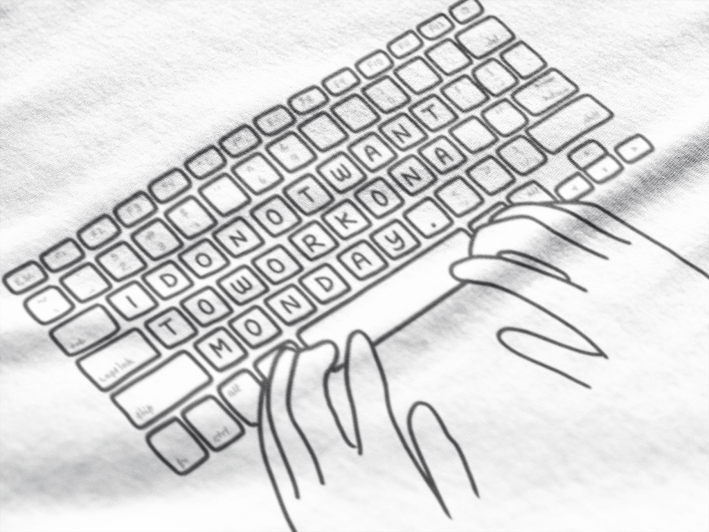 Corporate Keyboard Regular Fit T-Shirt for Men