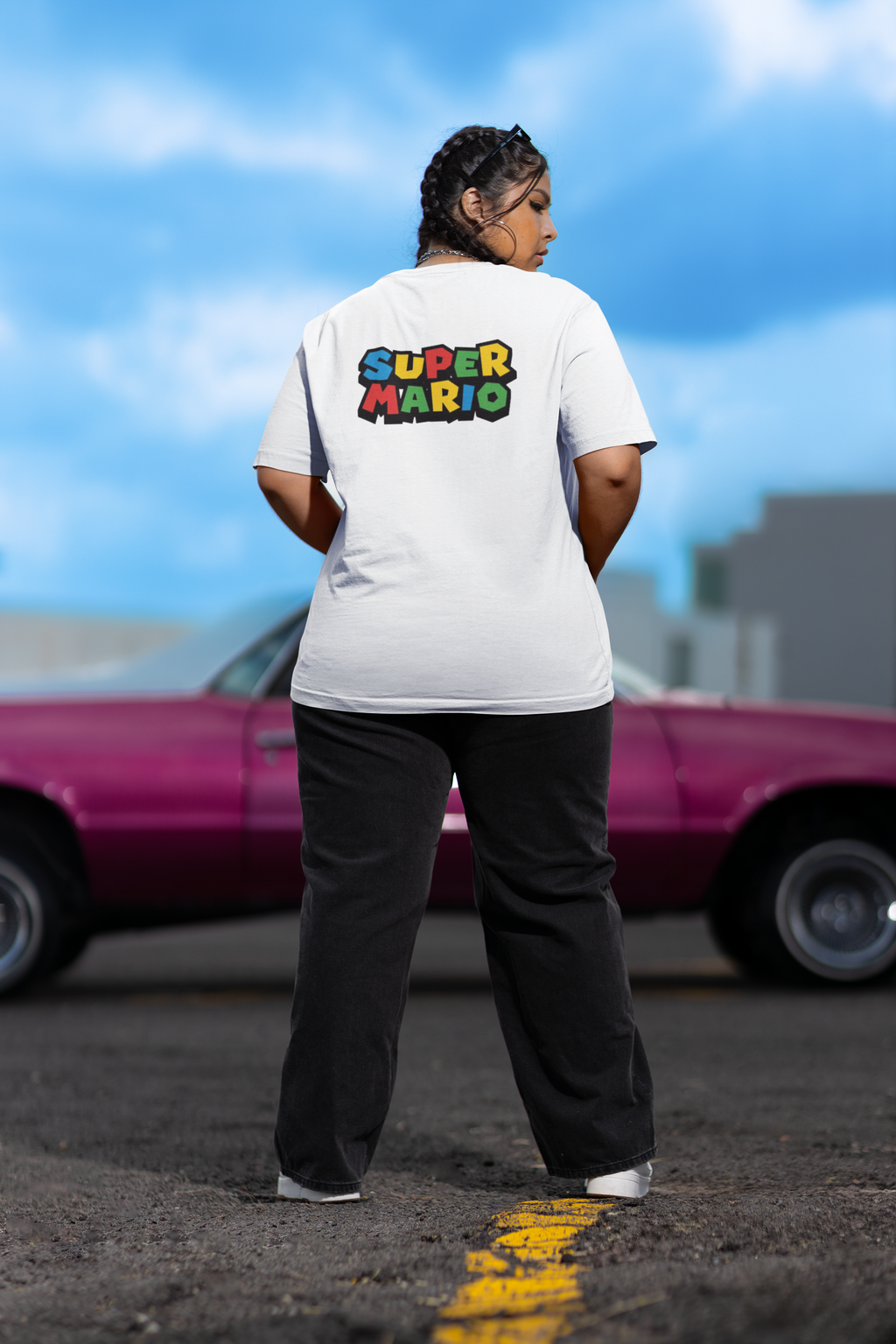 Super Mario Oversized T-Shirt for Women