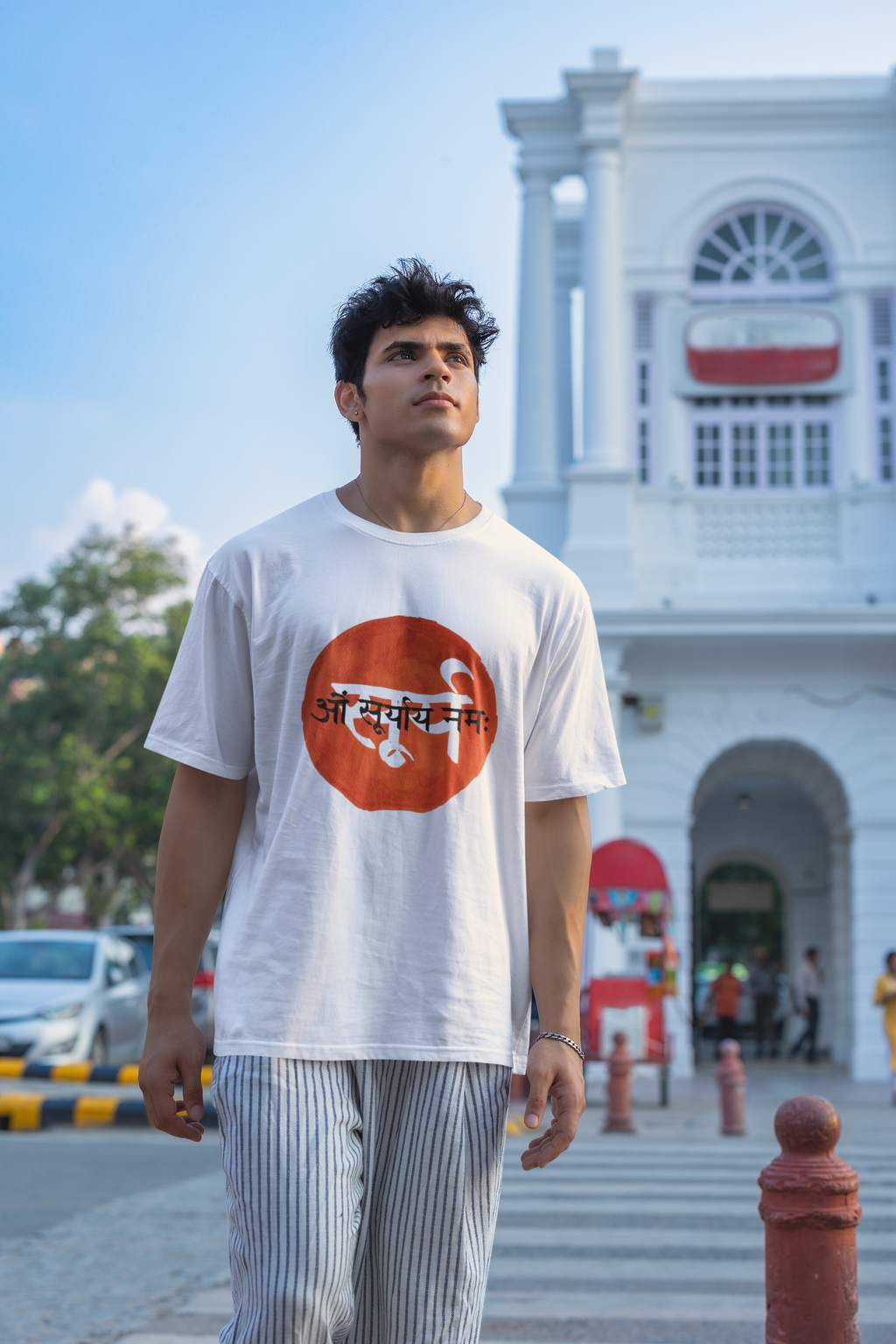 Om Suryaya Namah Spiritual Regular Fit T-Shirt for Men