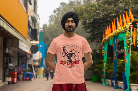Spiderman Comic Style Regular Fit T-Shirt for Men