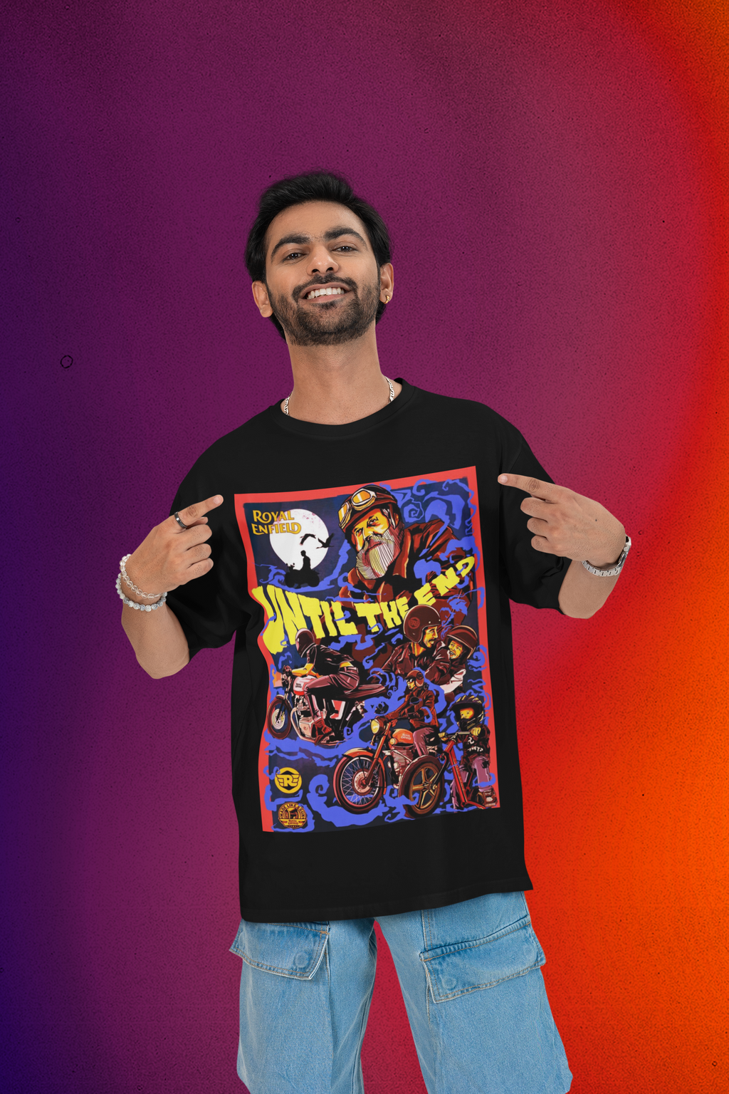 Super Meteor 650 Oversized T-Shirt for Men