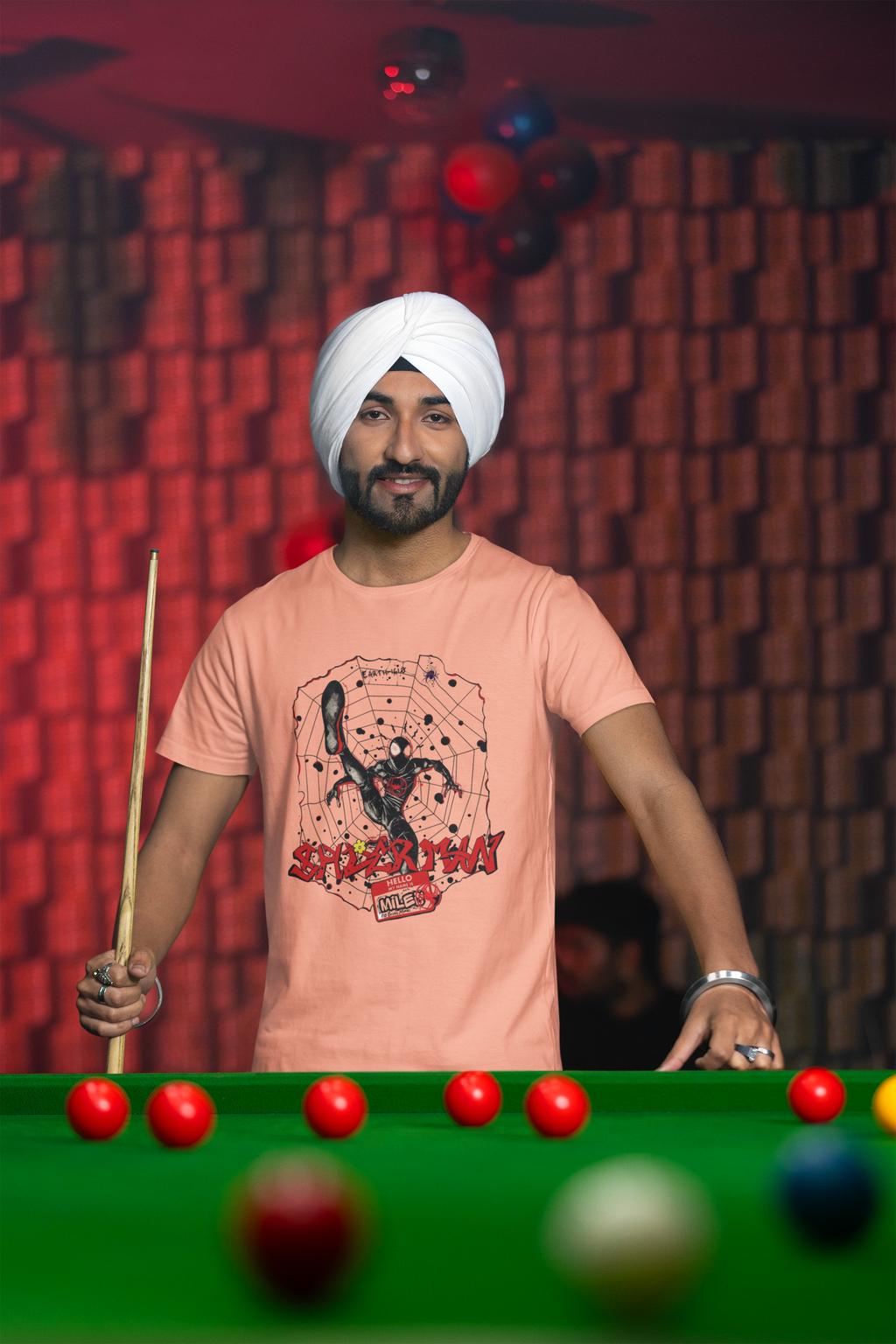 Spiderman Comic Style Regular Fit T-Shirt for Men