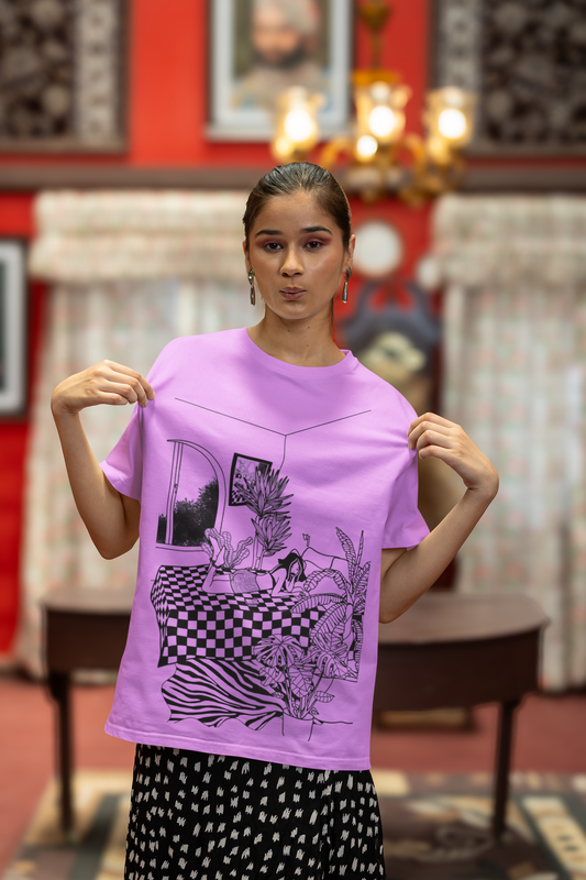 Purple Dreamer Oversized T-Shirt for Women