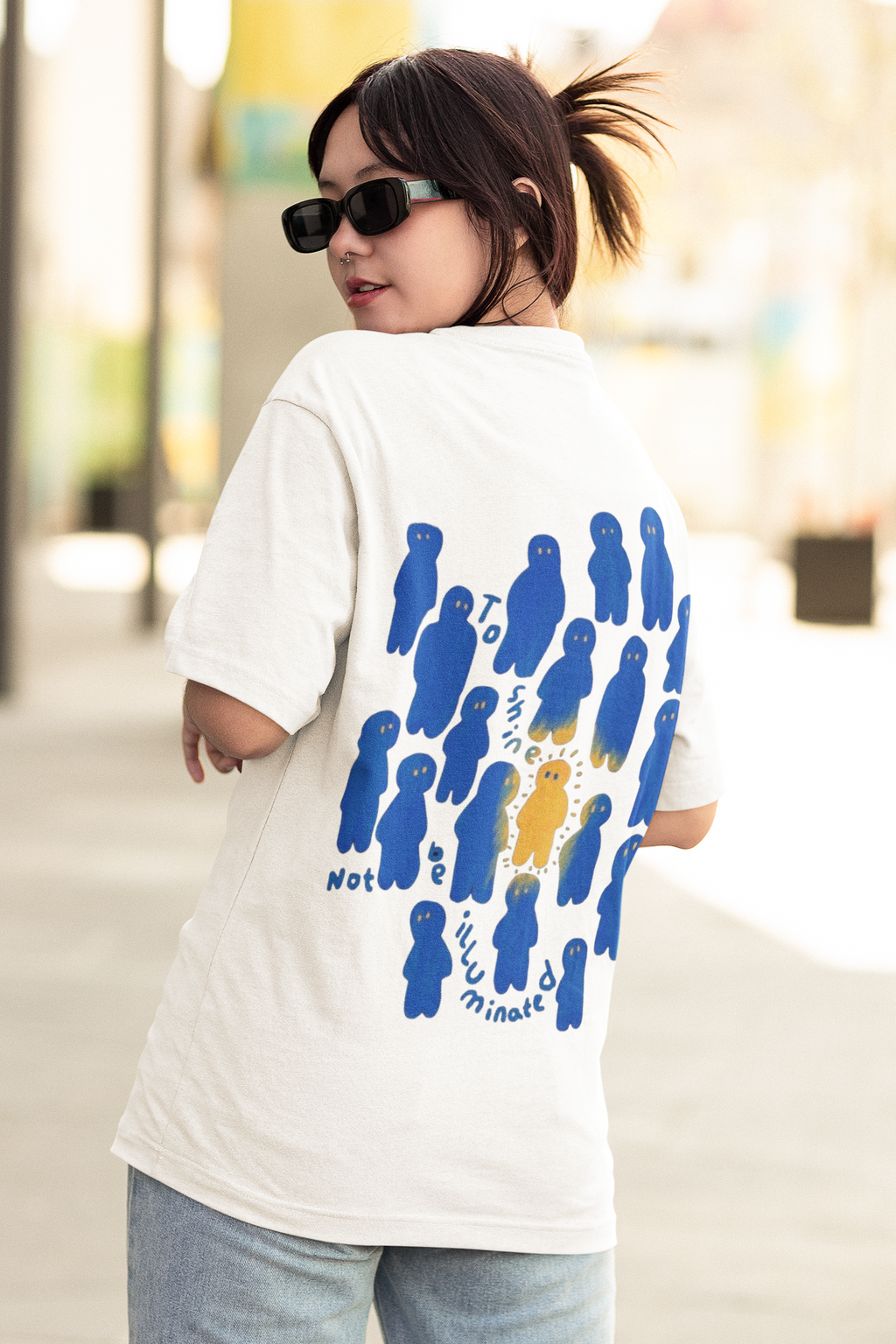 Manifest It Statement Oversized T-Shirt for Women