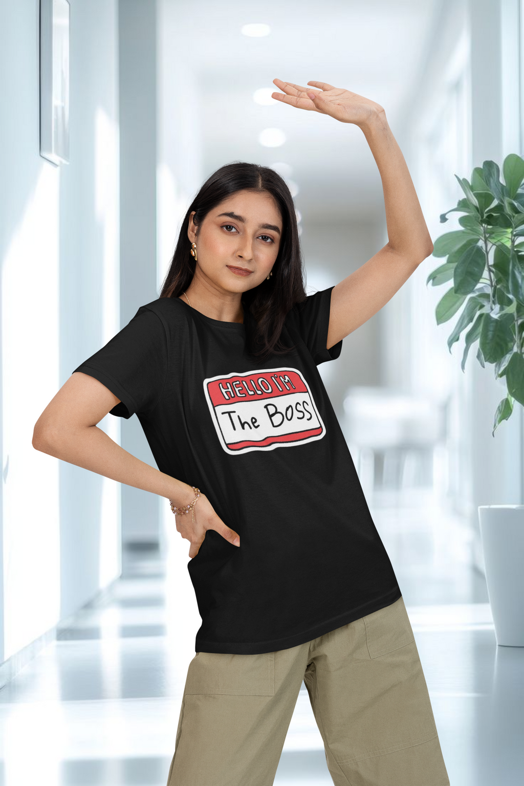 The Boss Statement Oversized T-Shirt for Women