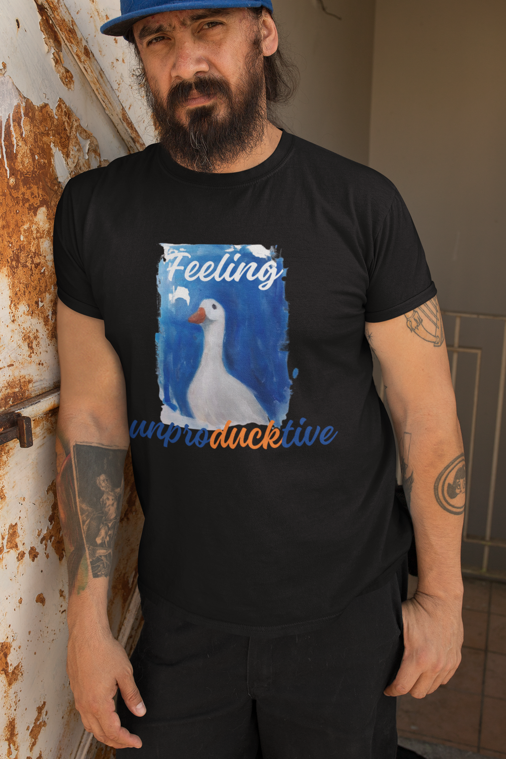 Feeling Unproductive Graphic Regular T-Shirt for Men