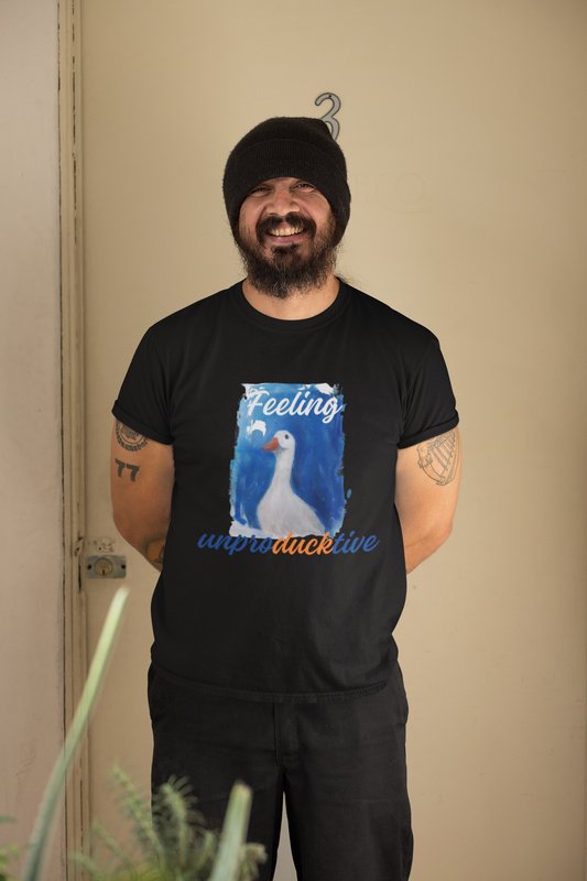 Feeling Unproductive Graphic Regular T-Shirt for Men