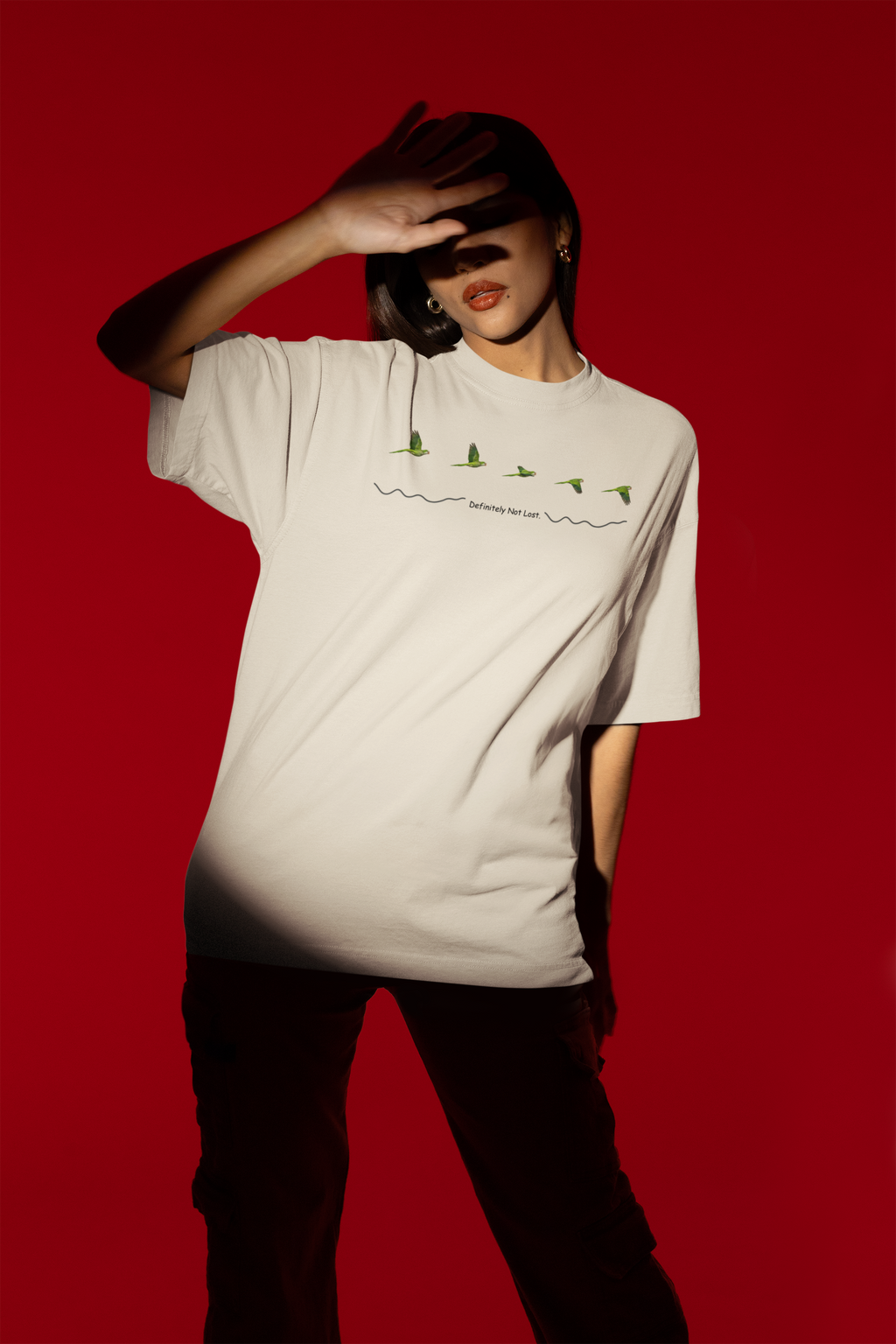 Definitely Not Lost Oversized T-Shirt | Pixalflux