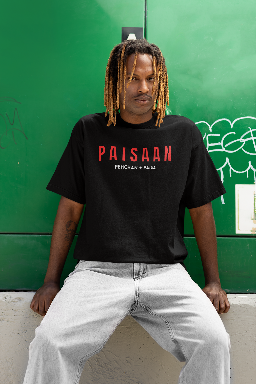 Paisaan Oversized T-Shirt | Pixalflux