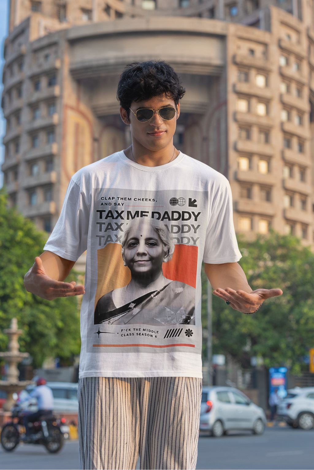 TAX ME DADDY Oversized T-Shirt for Men