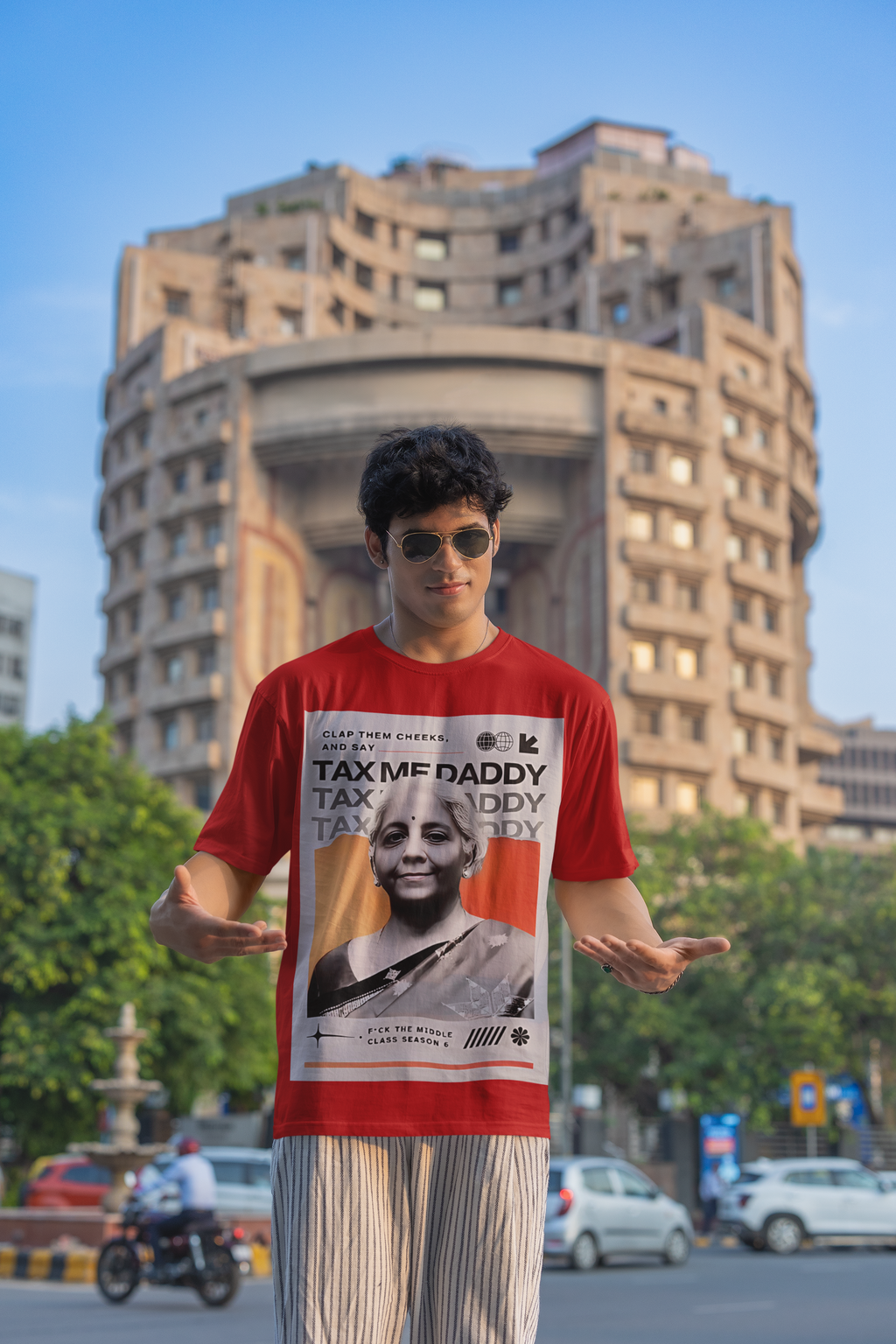 TAX ME DADDY Oversized T-Shirt | Unisex | Pixalflux
