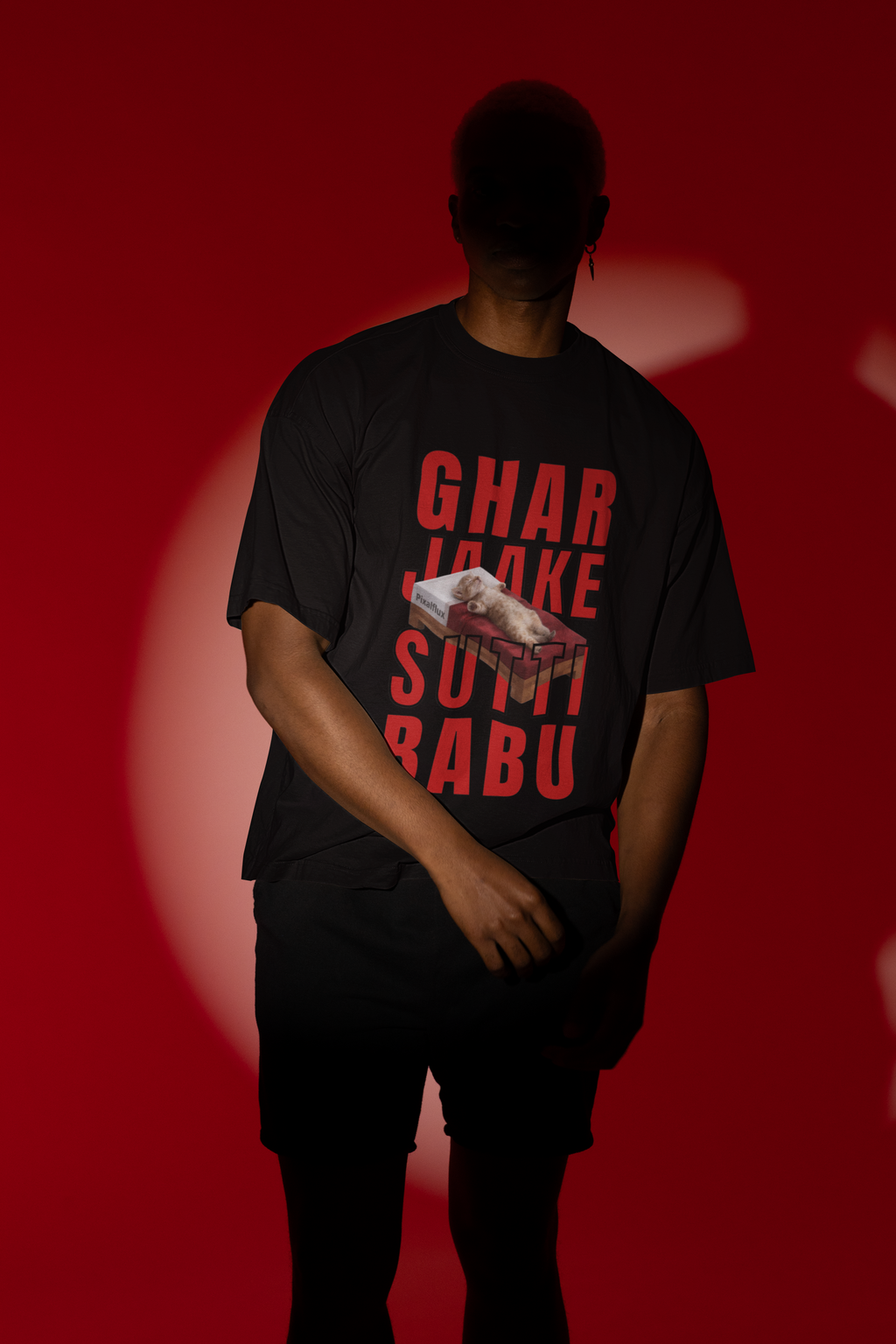 Ghar Jaake Sutti Babu Oversized T-Shirt for Men