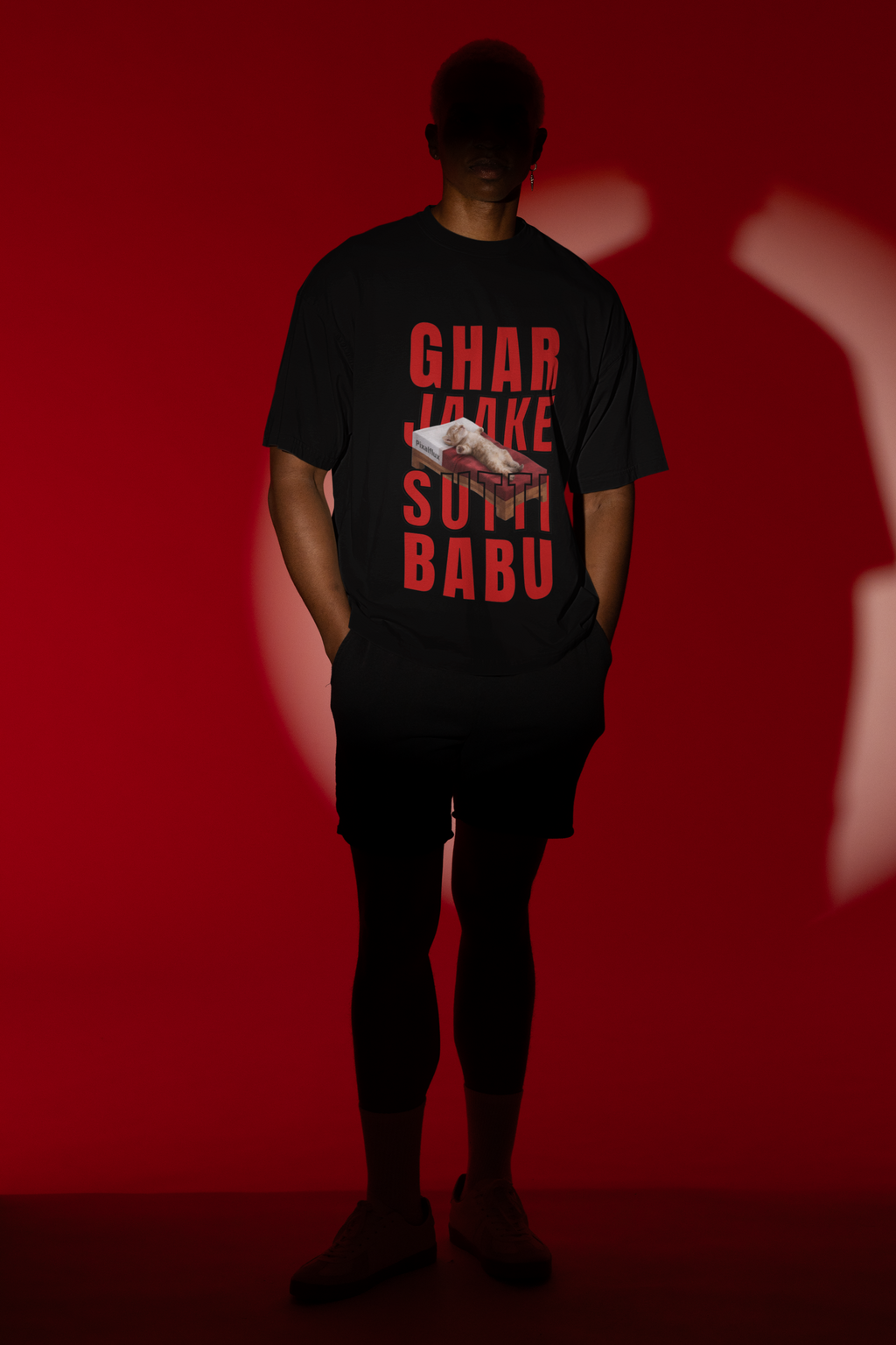 Ghar Jaake Sutti Babu Oversized T-Shirt for Men