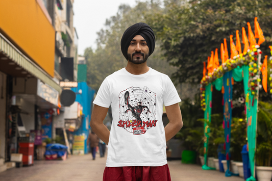 Spiderman Comic Style Regular Fit T-Shirt for Men