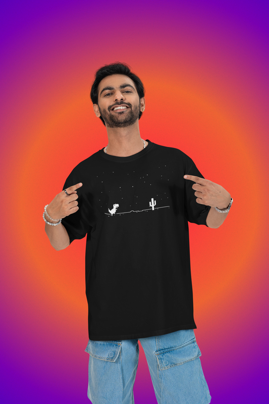 Video Game Oversized T-Shirt for Men