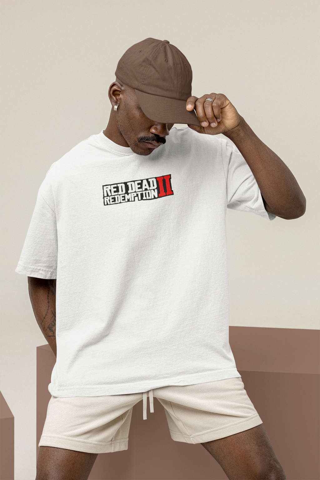 Red Dead Redemption II Oversized T-Shirt | Pixalflux