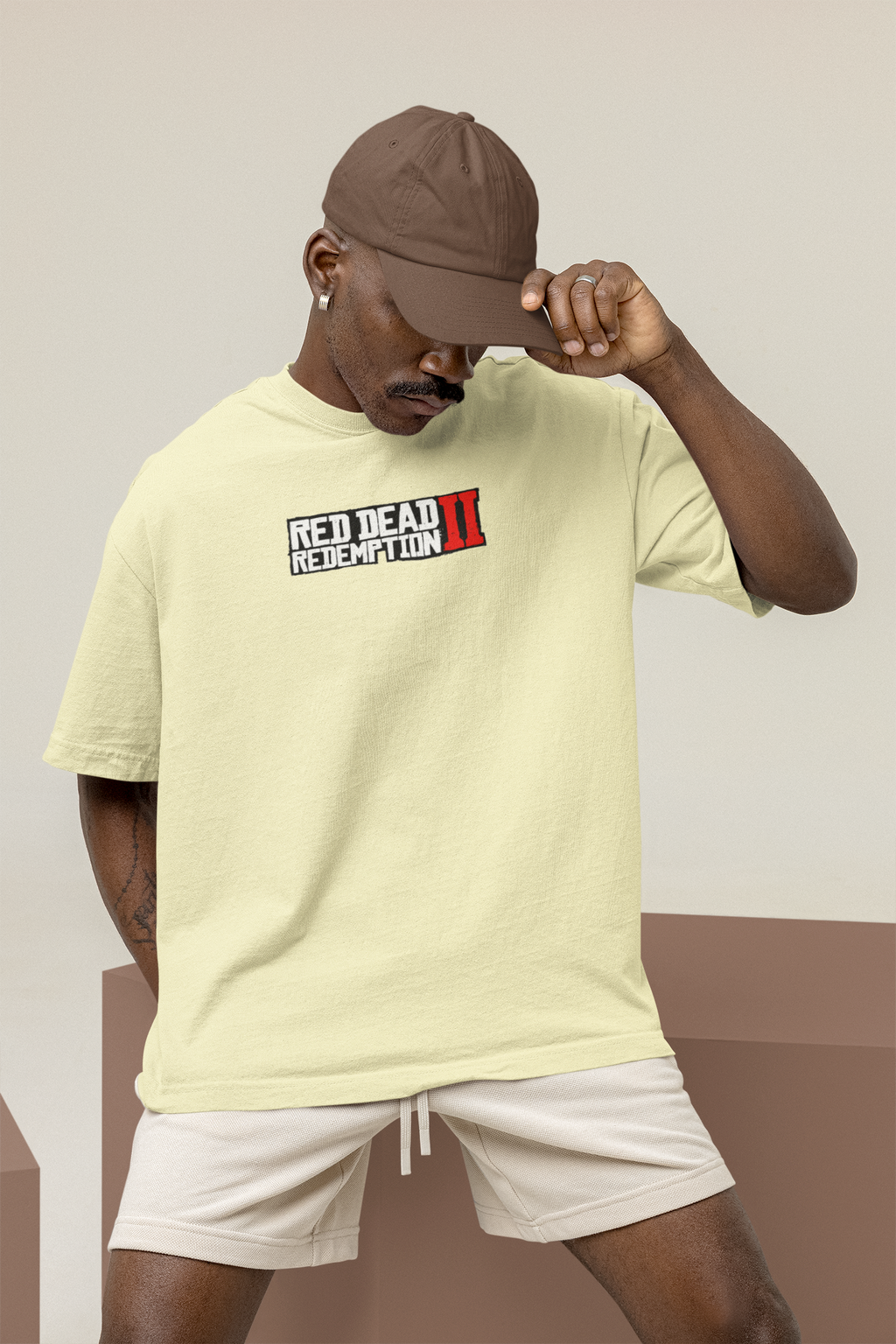 Red Dead Redemption II Oversized T-Shirt | Pixalflux
