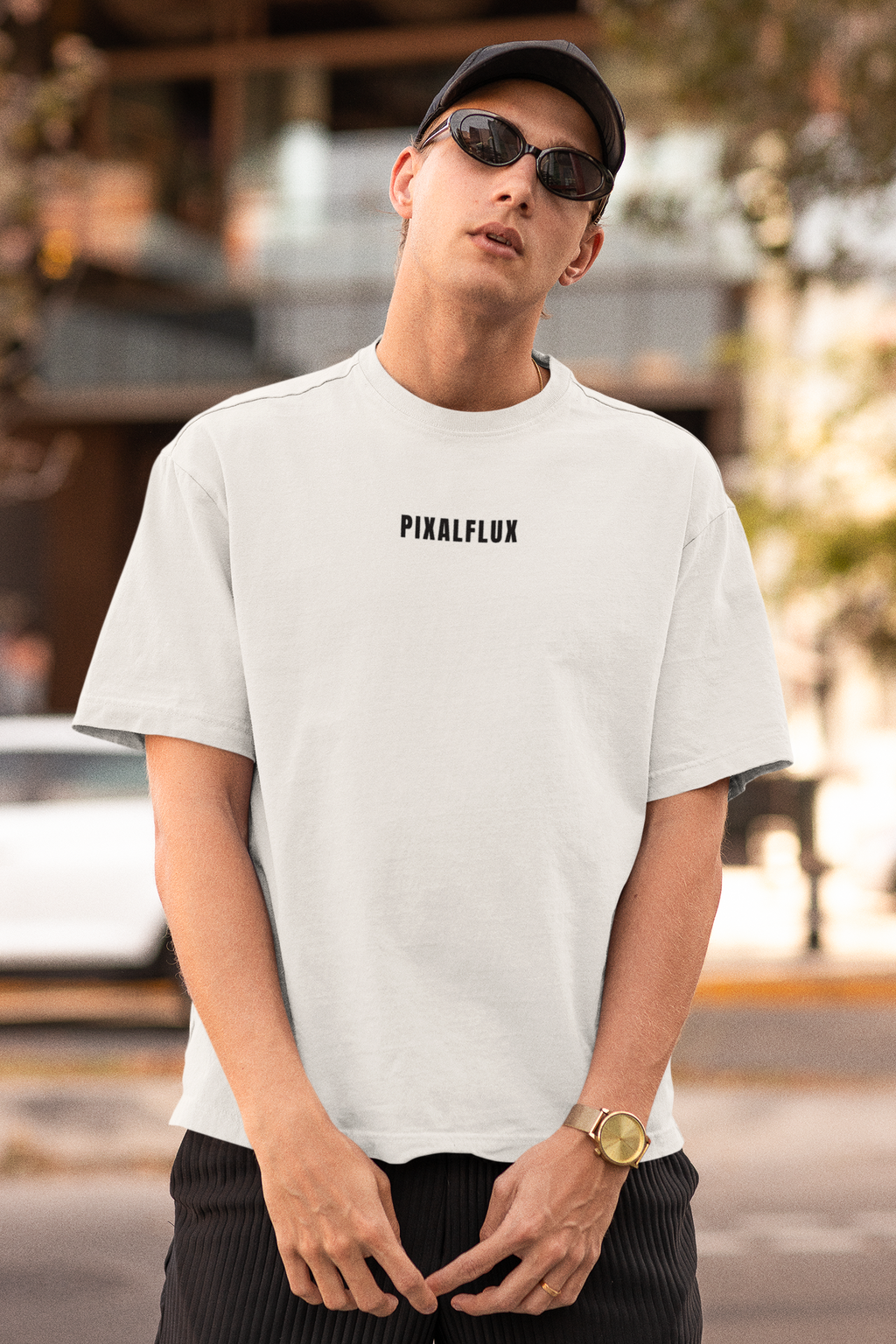 Drink Like a Fish Oversized T-Shirt for Men | Pixalflux