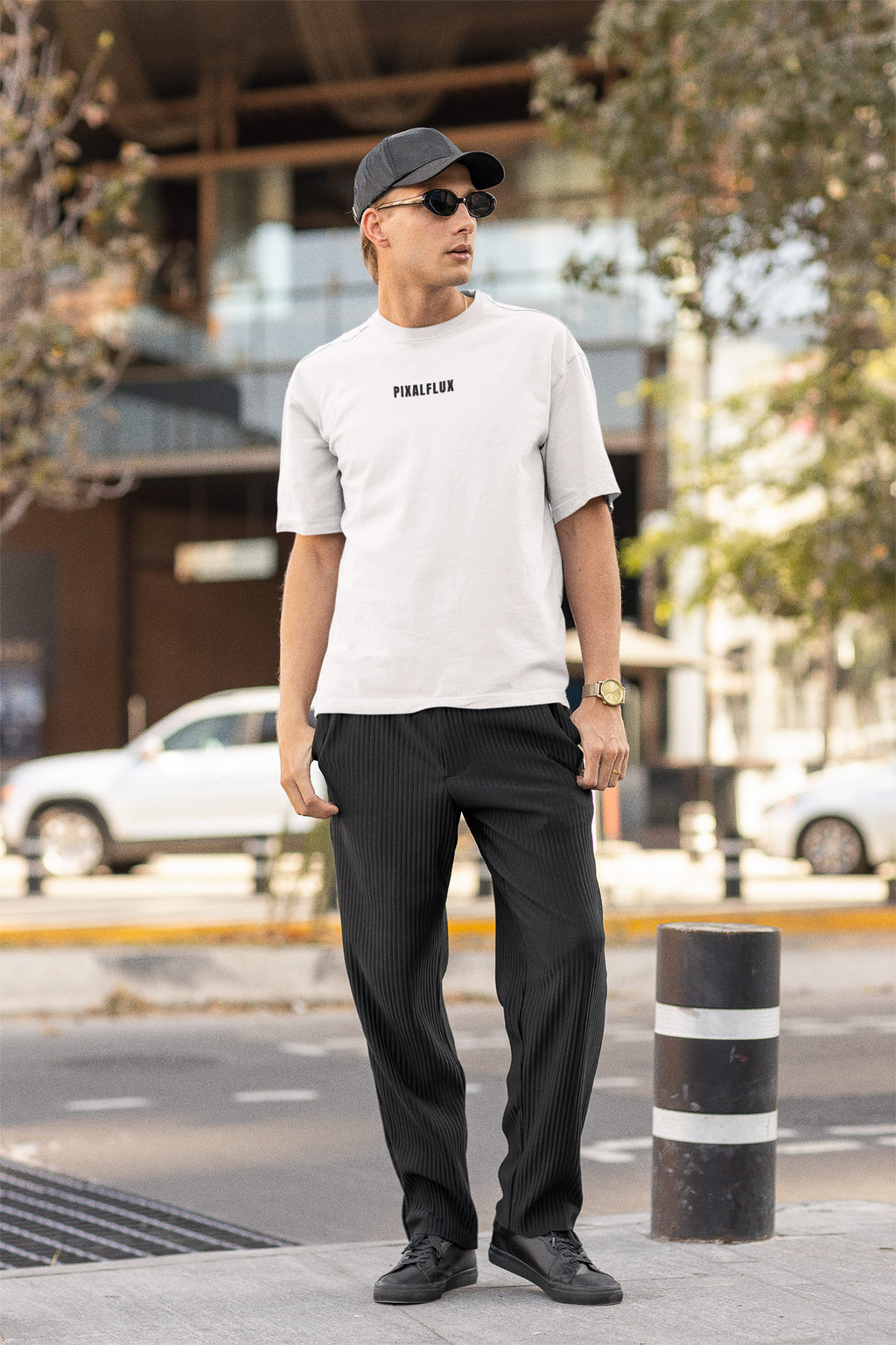 Drink Like a Fish Oversized T-Shirt for Men | Pixalflux