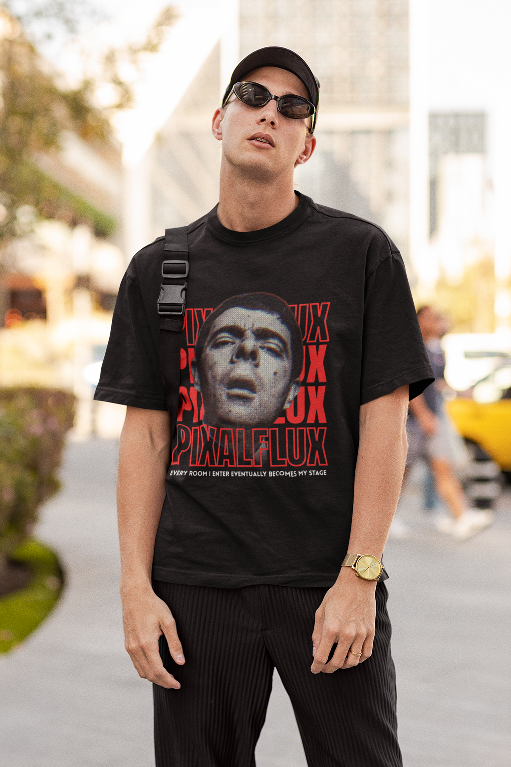 Ms Bean Inspired  Retro Style Oversized T-Shirt for Men