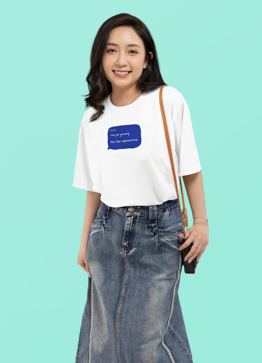 Live for Yourself Oversized T-Shirt for Women | Pixalflux