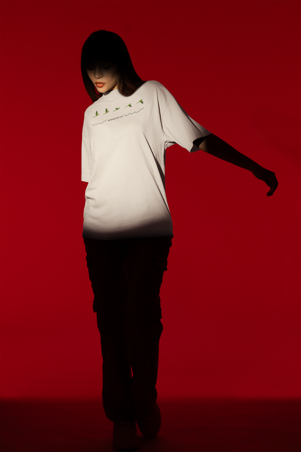 Definitely Not Lost Oversized T-Shirt | Pixalflux