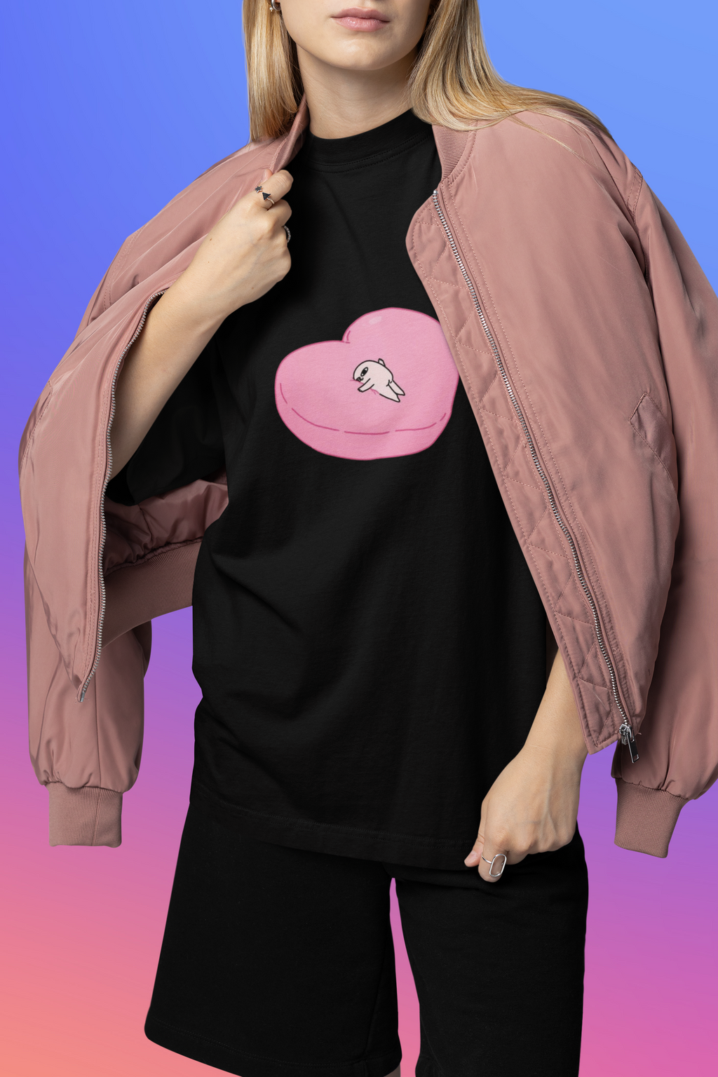 Hey You Don’t Give Up Oversized T-Shirt for Women