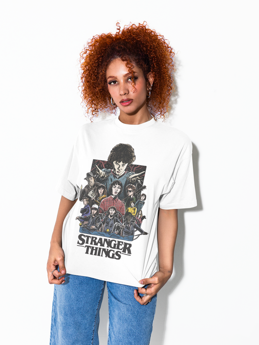 Stranger Things Oversized T-Shirt for Women