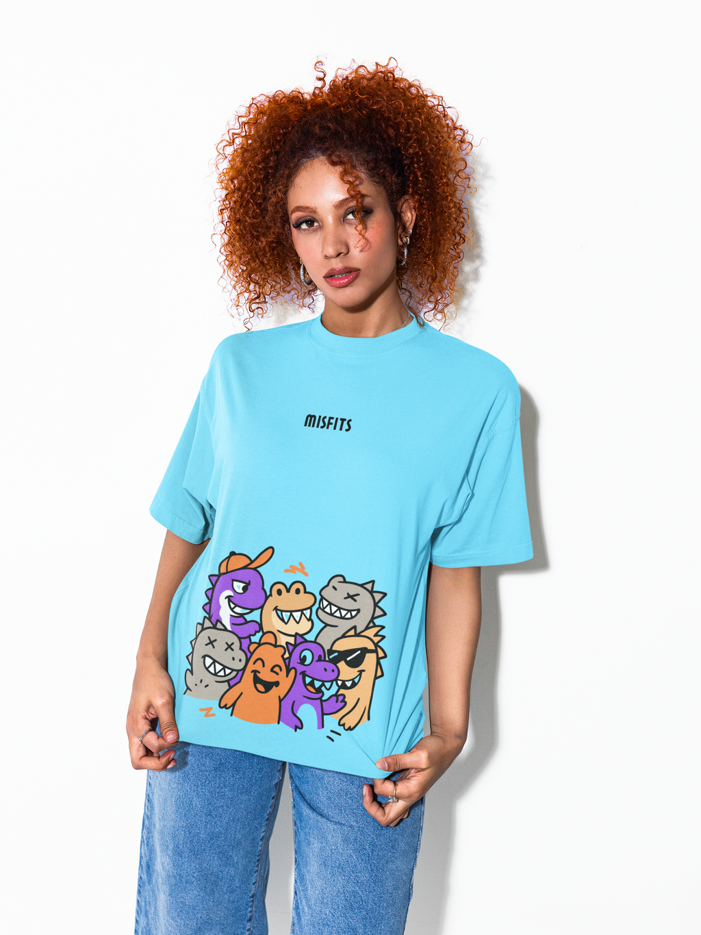 MISFITS Oversized T-Shirt for Women | Pixalflux