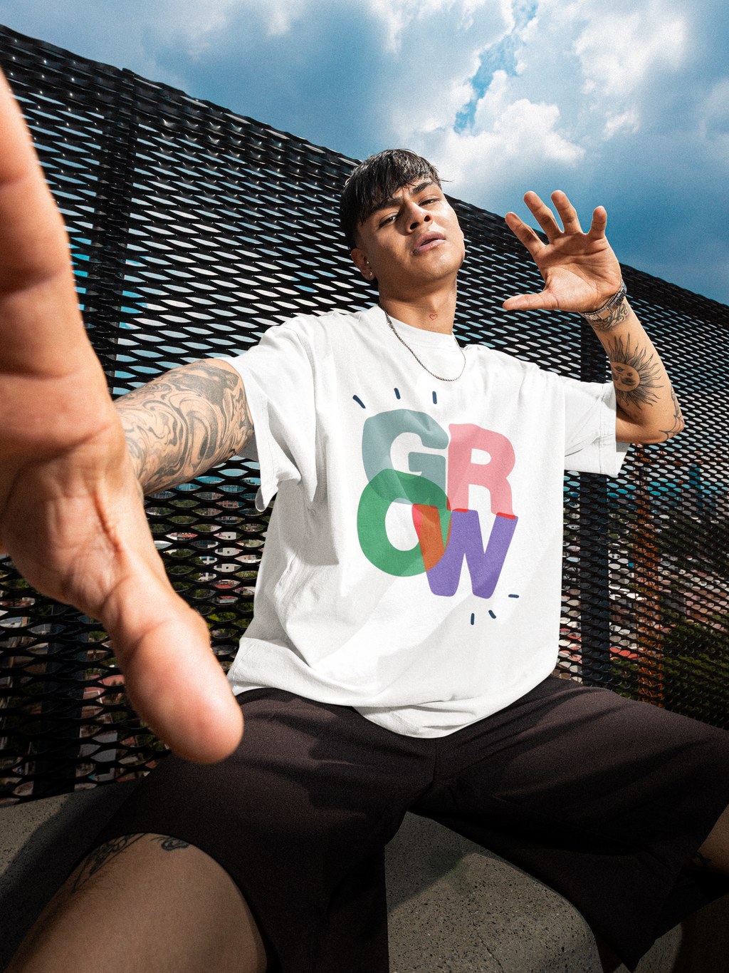 GROW Oversized T-Shirt for Men