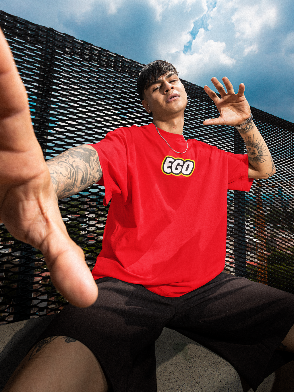 EGO Minimal Oversized T-Shirt | Pixalflux