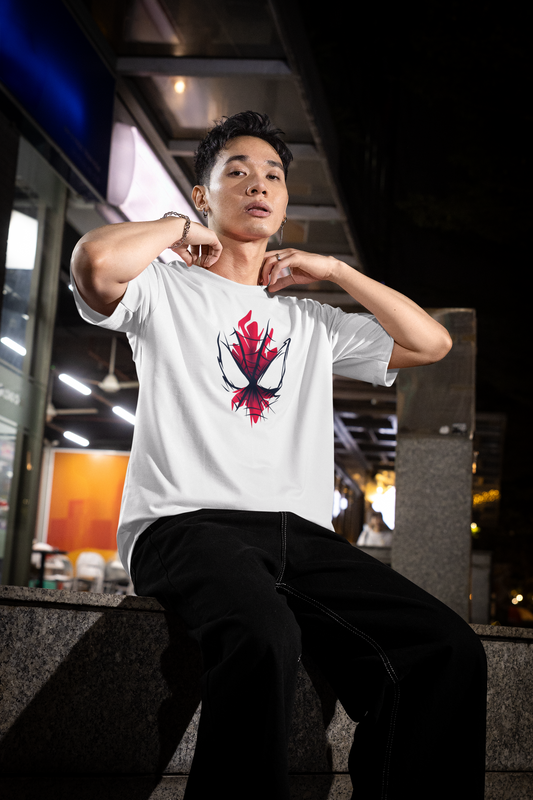 Spiderman Graphic Oversized T-Shirt for Men