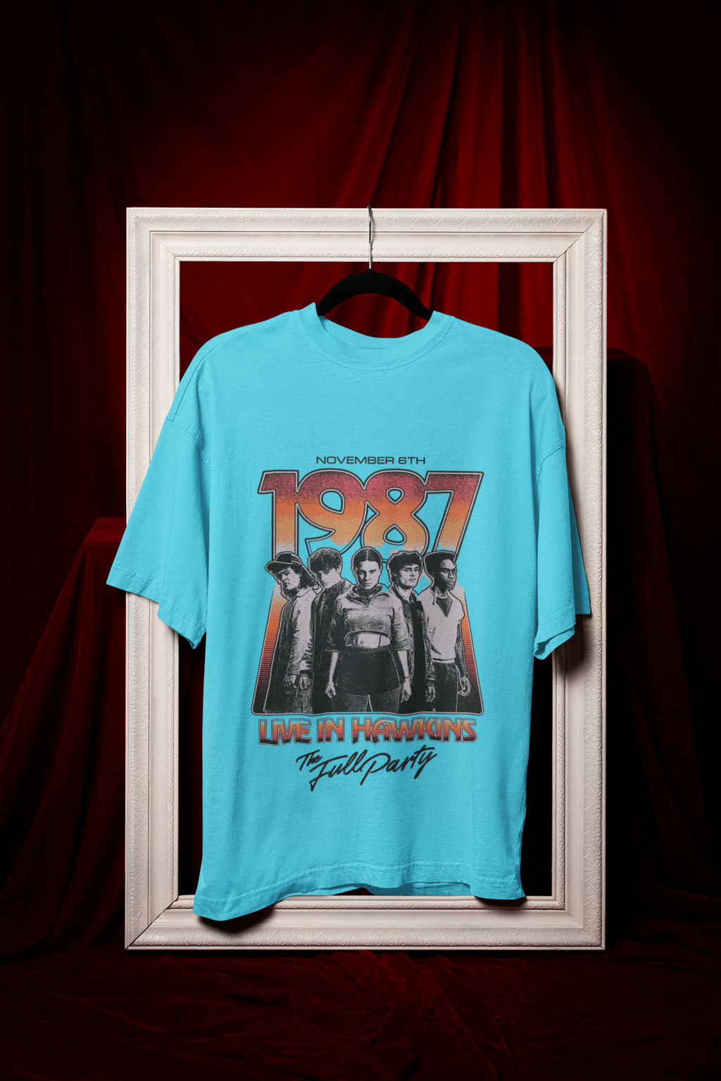 Stranger Things Inspired Oversized T-Shirt for Women