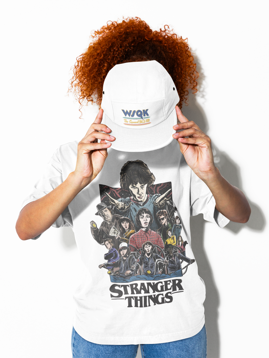 Stranger Things Oversized T-Shirt for Women