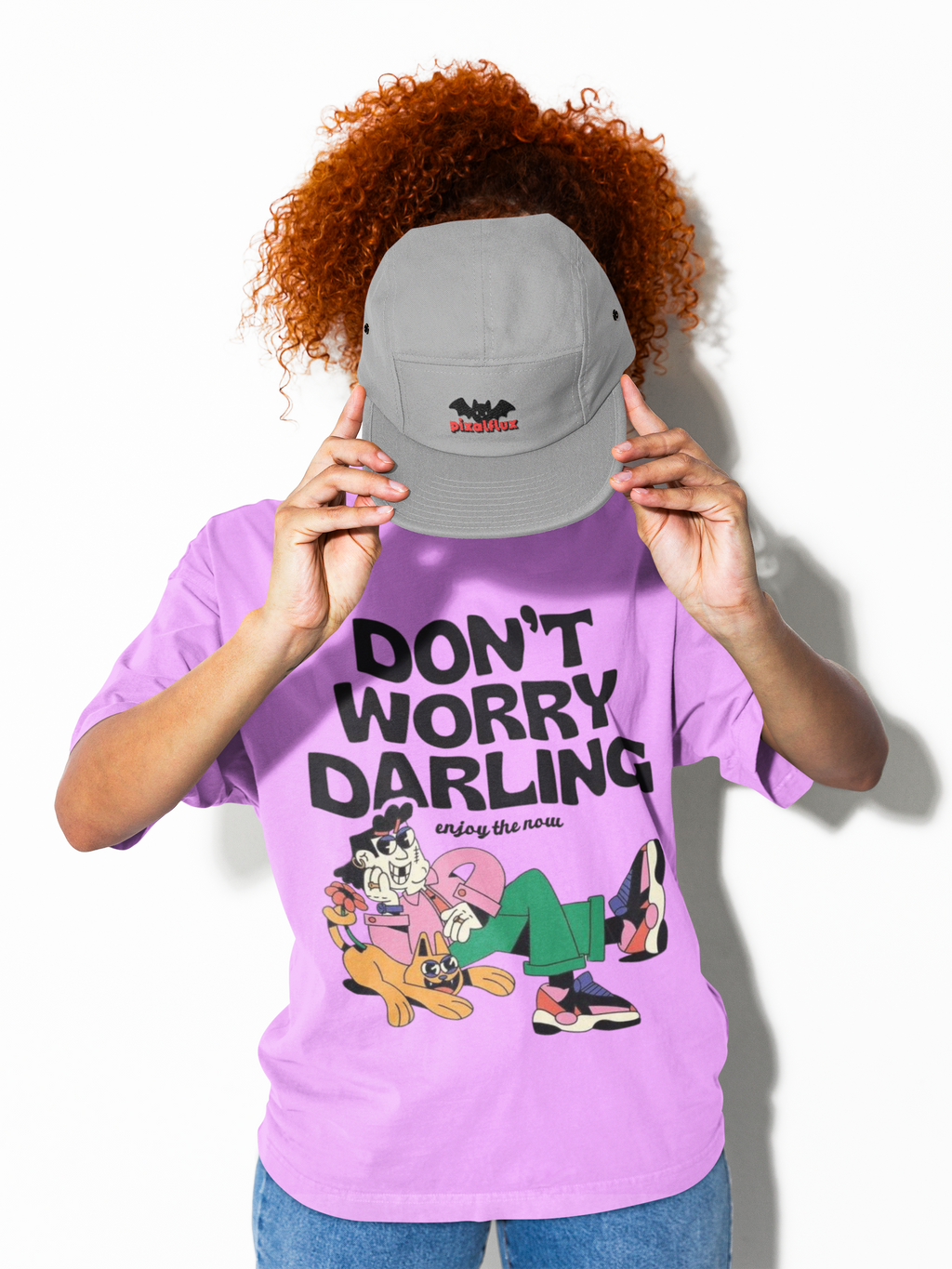 Don’t Worry Darling Oversized T-Shirt for Women